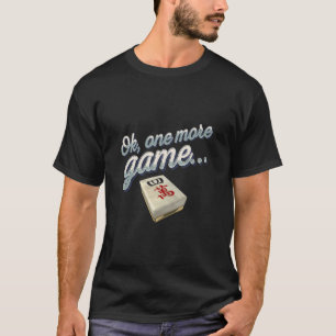 Camiseta Un juego más gracioso que Mahjong obsesionó