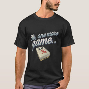 Camiseta Un juego más gracioso que Mahjong obsesionó