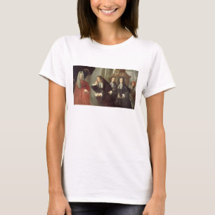 Camiseta Un juez y tres abogados, escuela veneciana (aceite