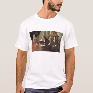 Camiseta Un juez y tres abogados, escuela veneciana (aceite