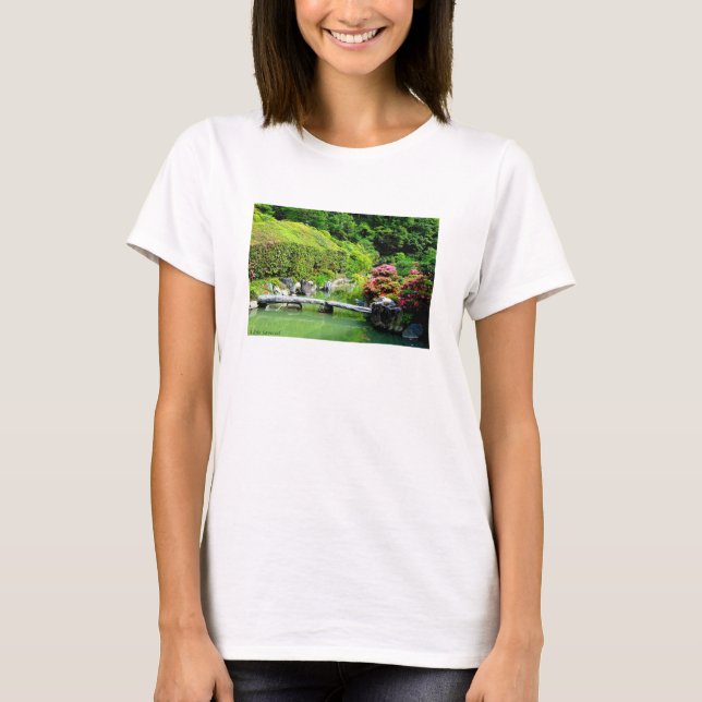 Camiseta Un Kioto, un Jardín de Japón en un (Anverso)