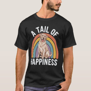 Camiseta Un Labrador Retriever cola de felicidad perro retr