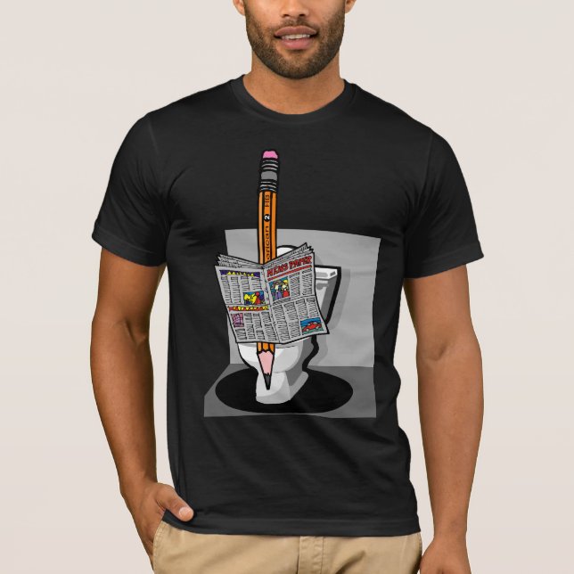 Camiseta Un lápiz del número 2 (Anverso)