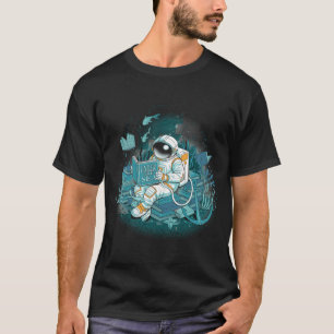 Camiseta Un lector vive mil vidas - Cosmonauta Bajo