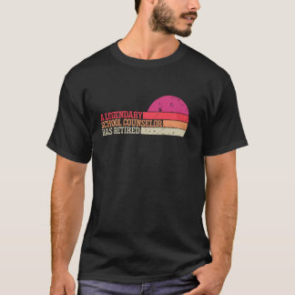 Camiseta Un legendario consejero escolar se ha retirado div