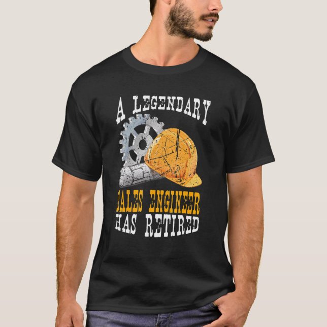 Camiseta Un legendario ingeniero de ventas ha retirado su j (Anverso)