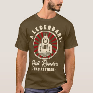 Camiseta Un legendario líder ferroviario ha retirado el fer