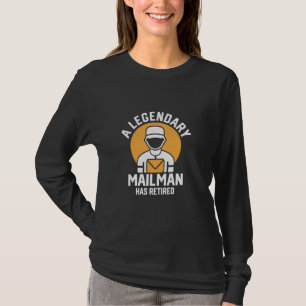 Camiseta Un legendario Mailman ha retirado correo postal