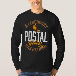 Camiseta Un legendario trabajador postal ha retirado su tra