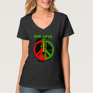 Camiseta Un león de amor rasta de la cultura y raíces de re