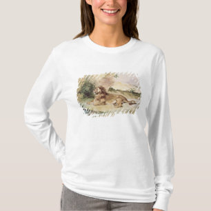 Camiseta Un león en el desierto, 1834