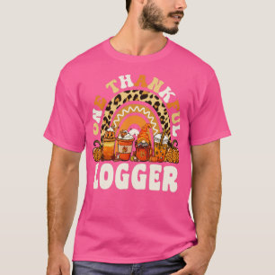Camiseta Un leopardo arcoiris F de acción de gracias de leo