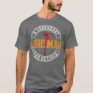 Camiseta Un Letrero Legendario Se Ha Retirado Gracioso Jubi