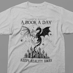 Camiseta Un Libro Al Día Mantiene La Realidad Alejada