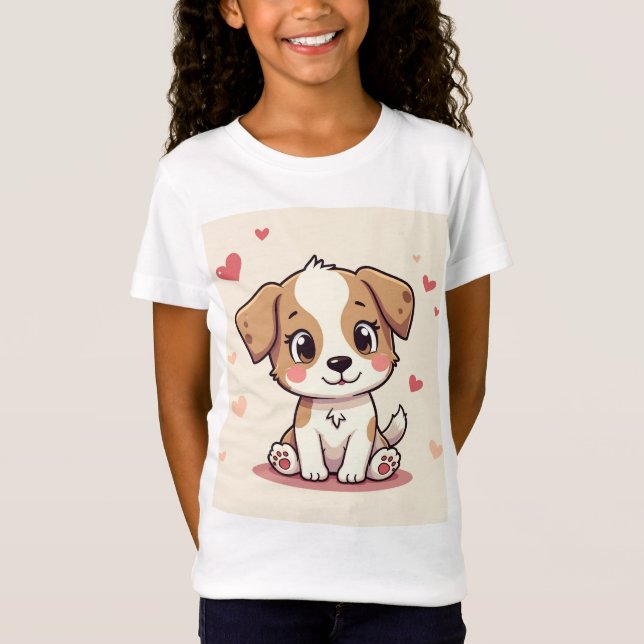 Camiseta un lindo cachorro (Anverso)
