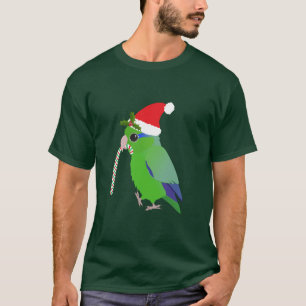 Camiseta Un lindo coche de Navidades verde y pacífico