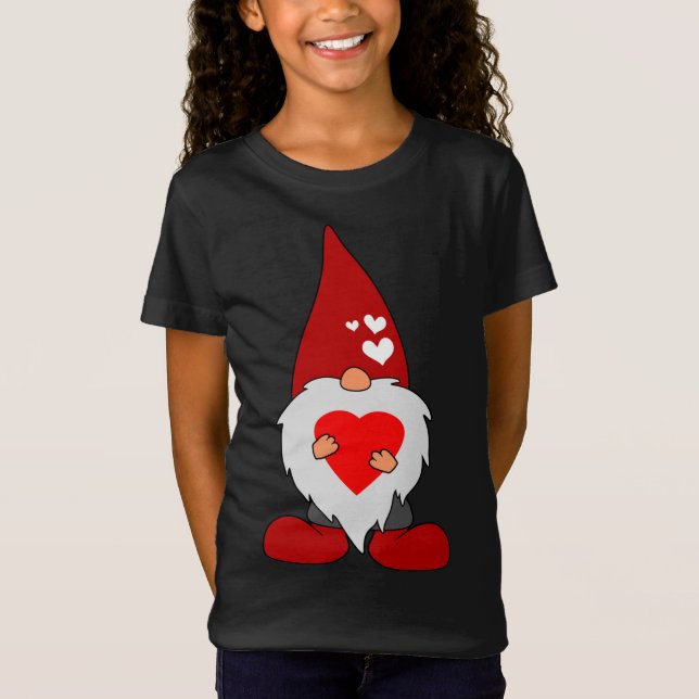 Camiseta Un lindo Día de San Valentín navideño con amor roj (Anverso)