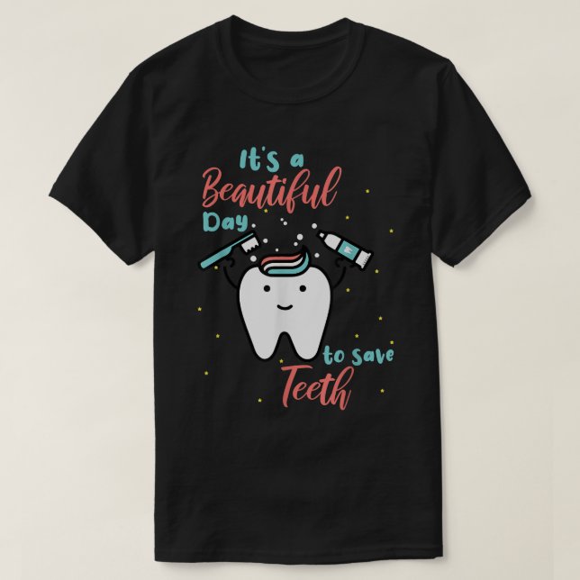 Camiseta Un lindo día para salvar a la adolescencia (Diseño del anverso)