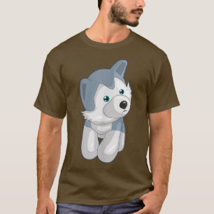 Camiseta Un lindo disfraz de perro gris