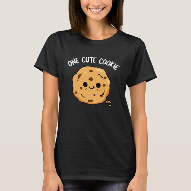 Camiseta Un lindo galleta cómico divertido bollo de comida  (Anverso)
