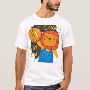 Camiseta Un lindo león gracioso