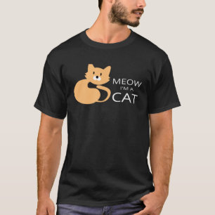 Camiseta Un lindo Meow soy un gato
