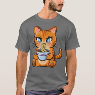Camiseta Un lindo regalo de Ramen para un gato japonés de a
