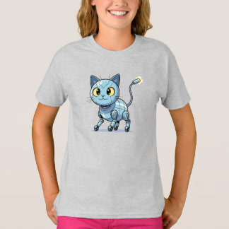Camiseta ¡Un lindo robot gato del siglo XXI!