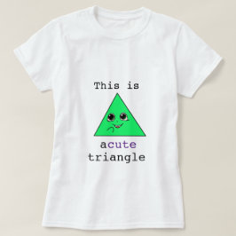Camiseta Un lindo triángulo