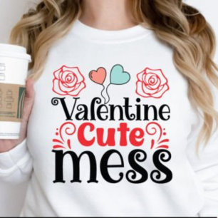 Camiseta Un lío lindo de San Valentín, El día de San Valent