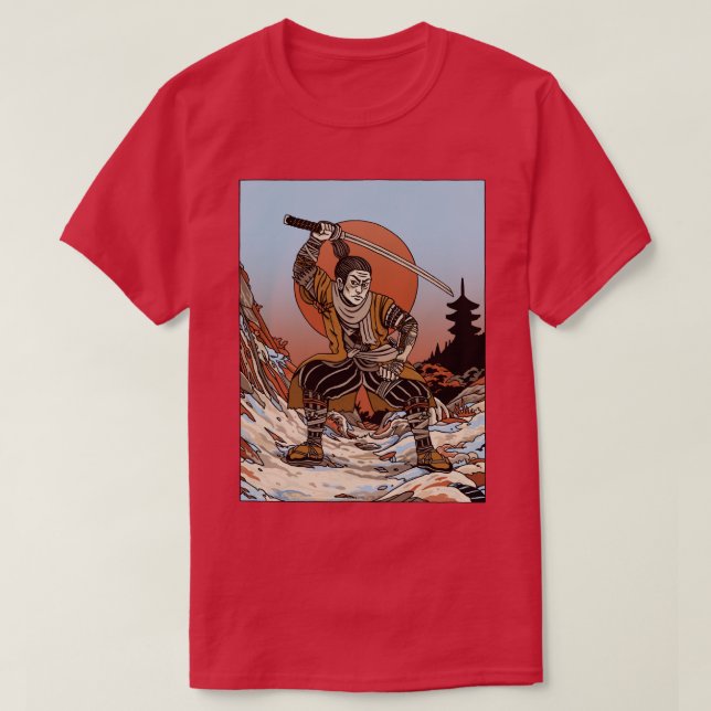 Camiseta Un lobo armado (Diseño del anverso)