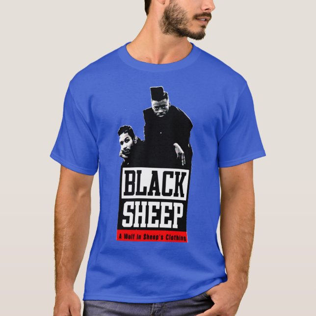 Camiseta Un lobo con ropa de oveja retro (Anverso)