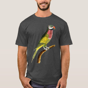 Camiseta Un loro colorido en una rama de árbol