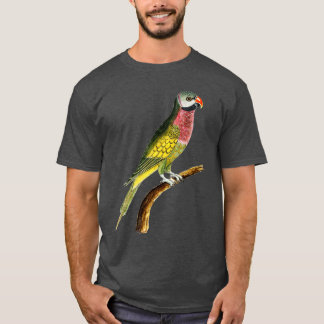 Camiseta Un loro colorido en una rama de árbol
