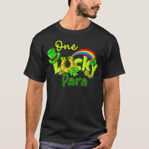Camiseta Un Lucky Para St Patricks Day Shamrock Paraprofes
