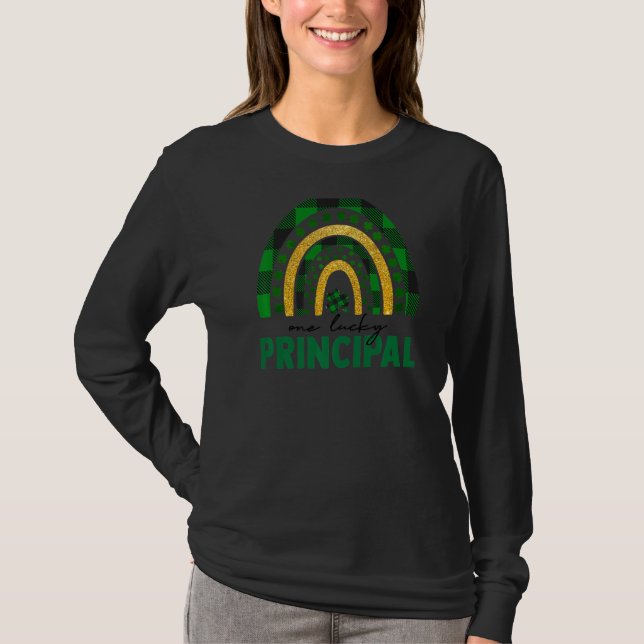 Camiseta Un Lucky Principal Arcoiris St Patricks Day Shamro (Anverso)