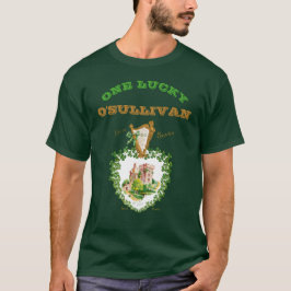 Camiseta Un lugar afortunado tu nombre St Patricks Day Blar