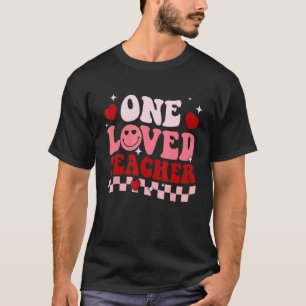 Camiseta Un Maestro Amado Groovy Retro Feliz Día de San Val