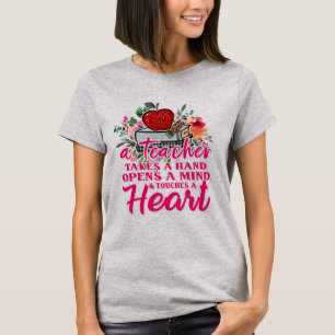 Camiseta Un maestro toma una mano regalo para maestro