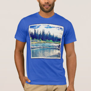 Camiseta Un Majestuoso Bosque Natural Canadiense. ¡Hazte co