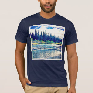 Camiseta Un Majestuoso Bosque Natural Canadiense. ¡Hazte co