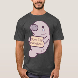 Camiseta Un Manatee Que Lloraba Cuidadosamente Salva A Los 