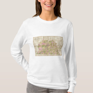 Camiseta Un mapa de Virginia