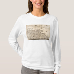 Camiseta Un mapa del Imperio británico en la hoja 19 de