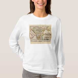 Camiseta Un mapa general de Turquía en Europa