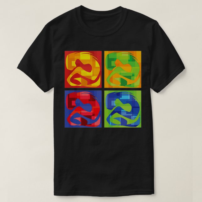Camiseta Un mar de color (Diseño del anverso)