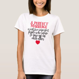 Camiseta Un matrimonio perfecto