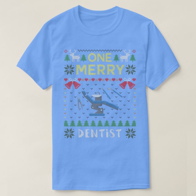 Camiseta Un Médica dental moro Navidades feos Swe (Diseño del anverso)