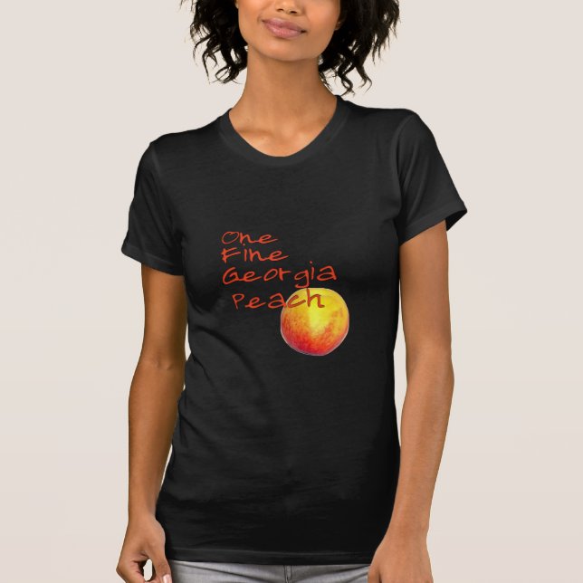 Camiseta Un melocotón fino de Georgia (Anverso)