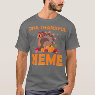 Camiseta Un meme agradecido coincidiendo con el Thanksgiv d